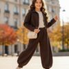 2026/07/1000000384.jpg Zestaw bluza bomberka plus spodnie alladynki