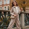 Zestaw bluza bomberka plus spodnie alladynki (8) Zestaw bluza bomberka plus spodnie alladynki