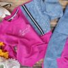Dres pół jeans bluza + spodnie szwedy