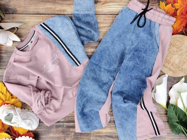 Dres pół jeans bluza + spodnie szwedy