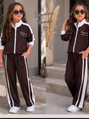 Dres Happiness bluza plus spodnie szwedy