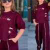 Dres z kokardkami bluza plus spodnie szwedy