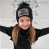 Zestaw zimowy czapka i komin Happy Mouse