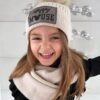 Zestaw zimowy czapka i komin Happy Mouse
