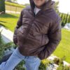 Kurtka chłopięca 2w1 - pikowana jesienna + wiatrówka w stylu parki