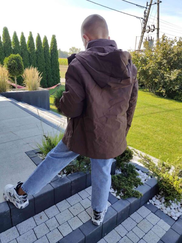 Kurtka chłopięca 2w1 - pikowana jesienna + wiatrówka w stylu parki