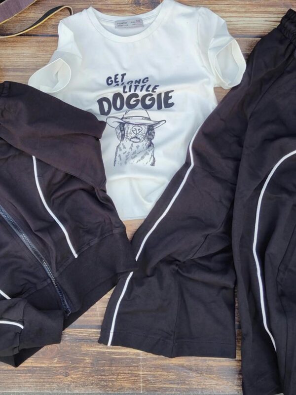 Dres trzyczęściowy "LITTLE DOGGIE"
